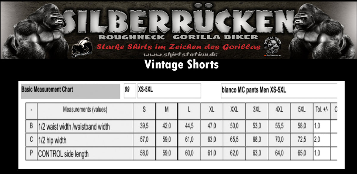 Gorilla Biker Cargo-Shorts GBC