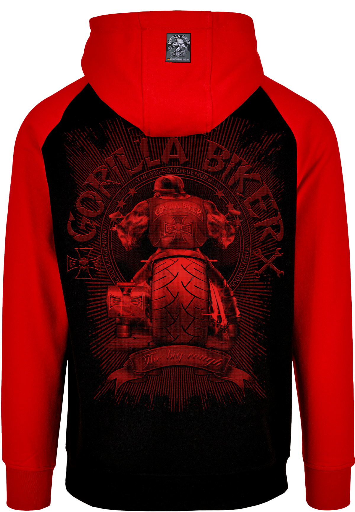 Gorilla Biker Herren-Hoodie GB40 „Big Wheel“