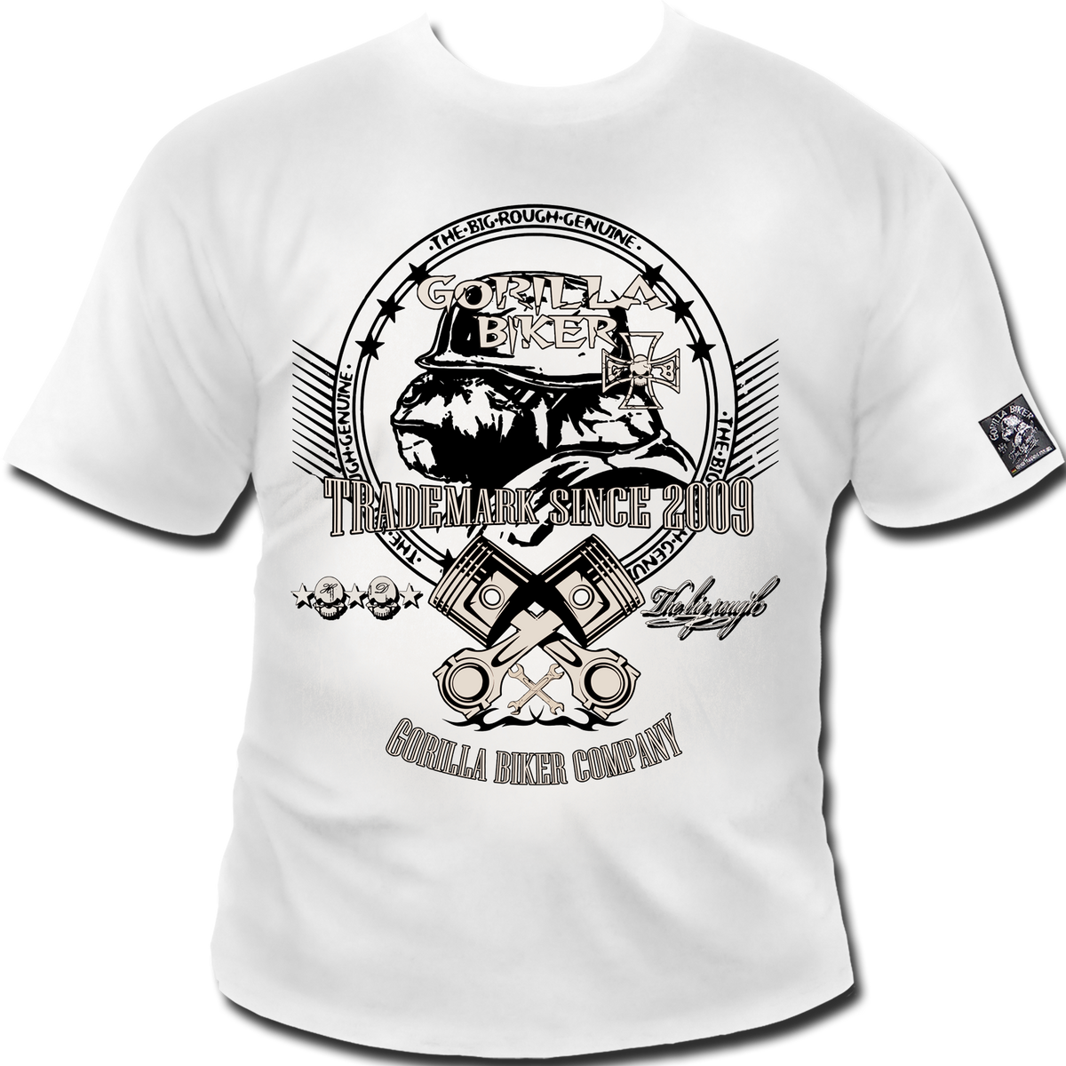 Gorilla Biker T-Shirt GB50N „Big Wheel“