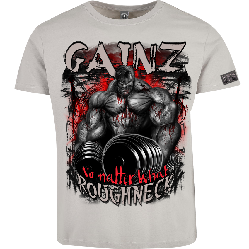 T-Shirt ( MR52 Roughneck Gainz) Frontdruck