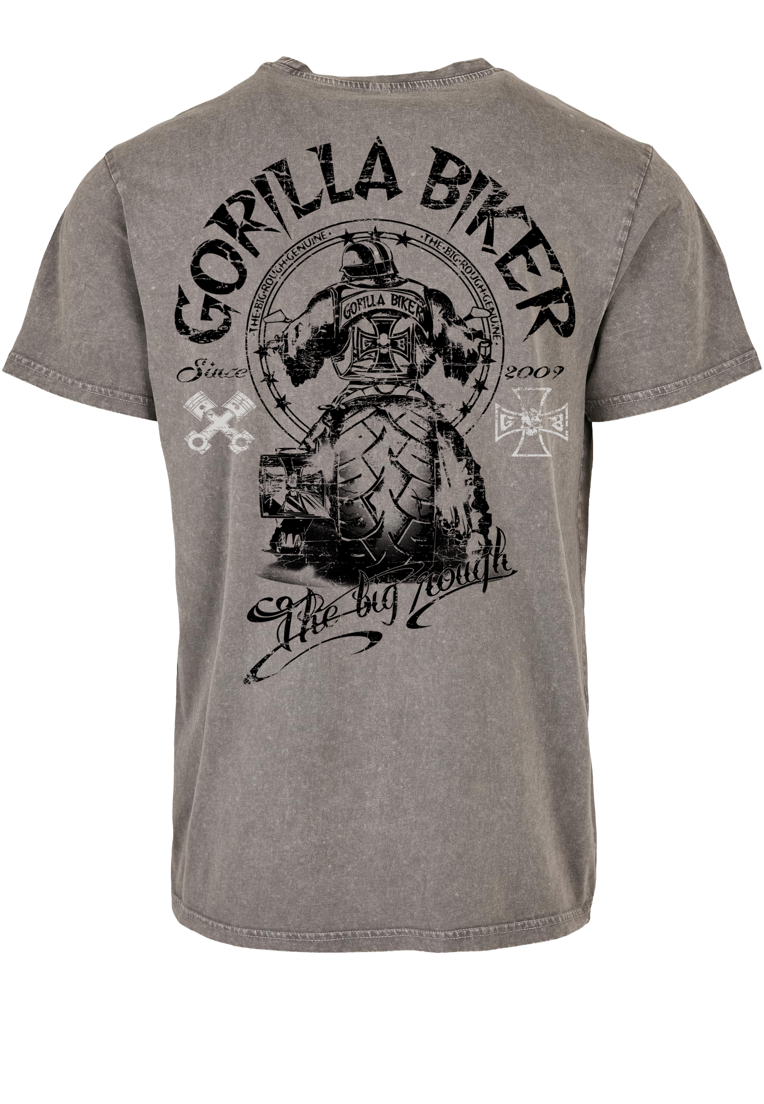 Vintage-Shirt Slim Fit ( Gorilla Biker GB5 Big Wheel )