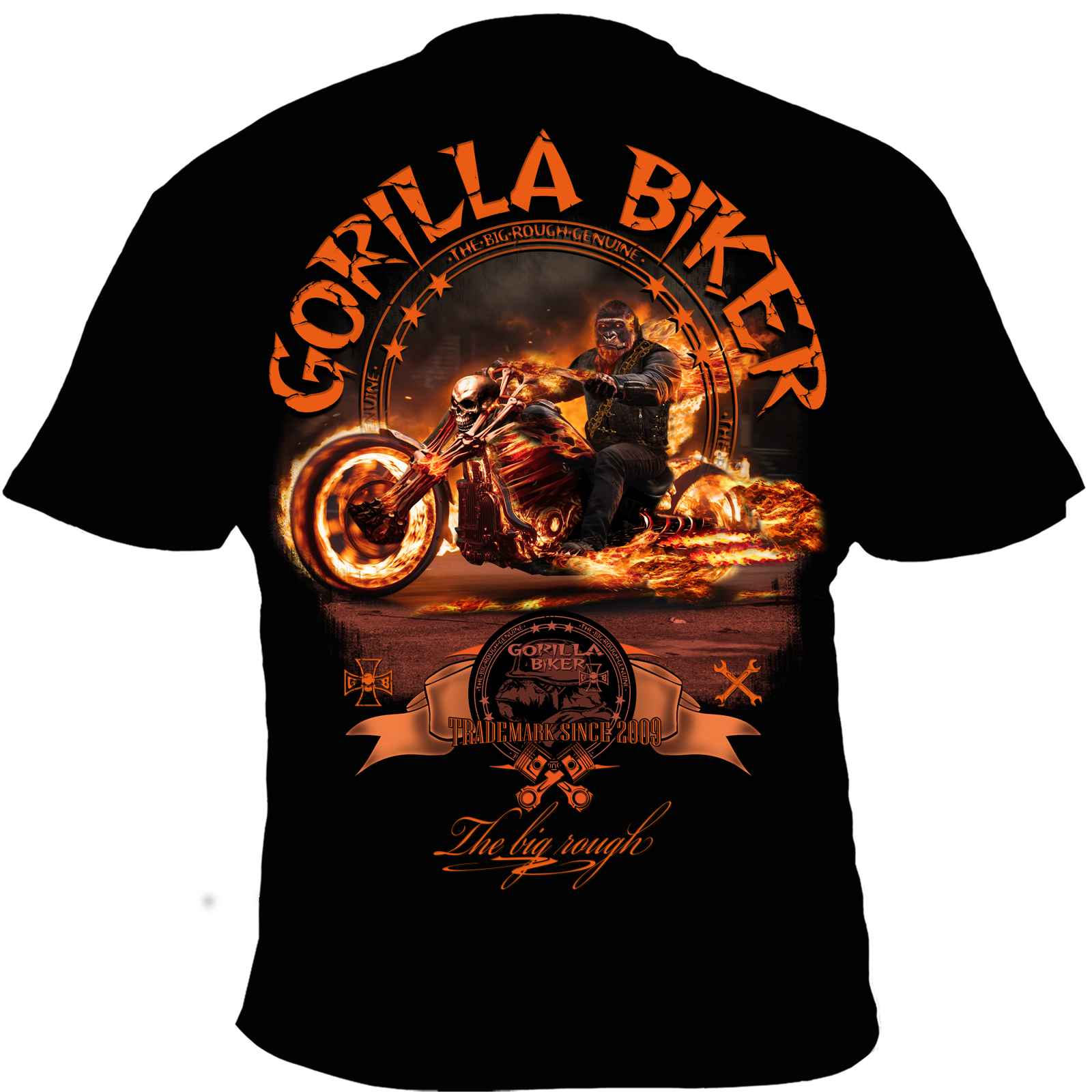 T-Shirt ( Gorilla Biker GB83 Hellrider )