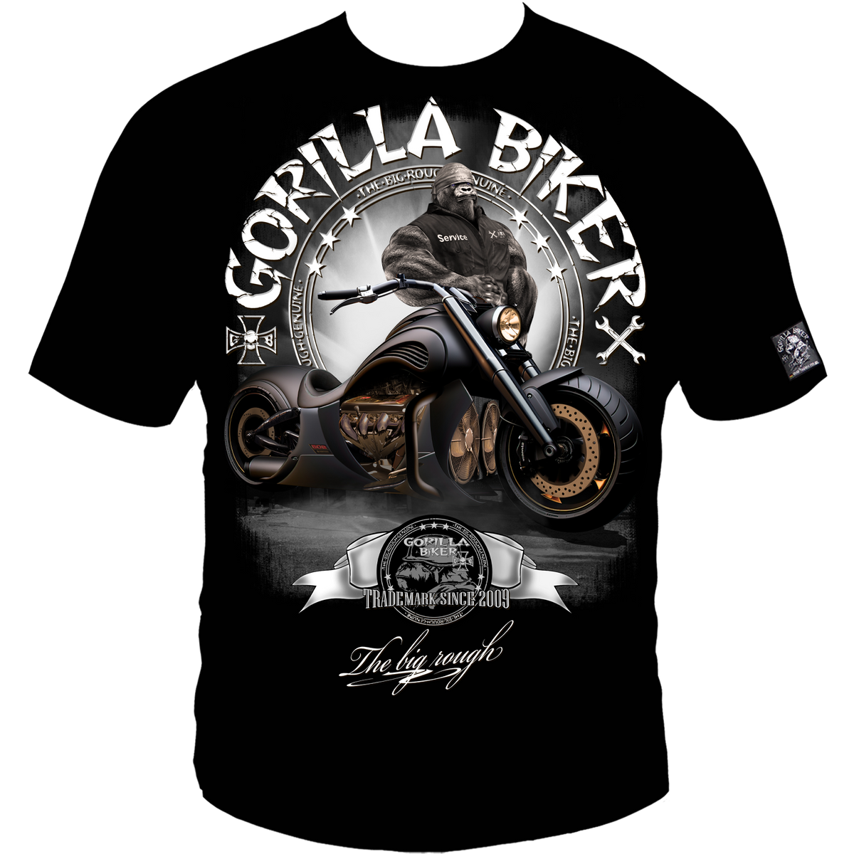 Gorilla Biker T-Shirt GB84 „Gorilla Hoss“