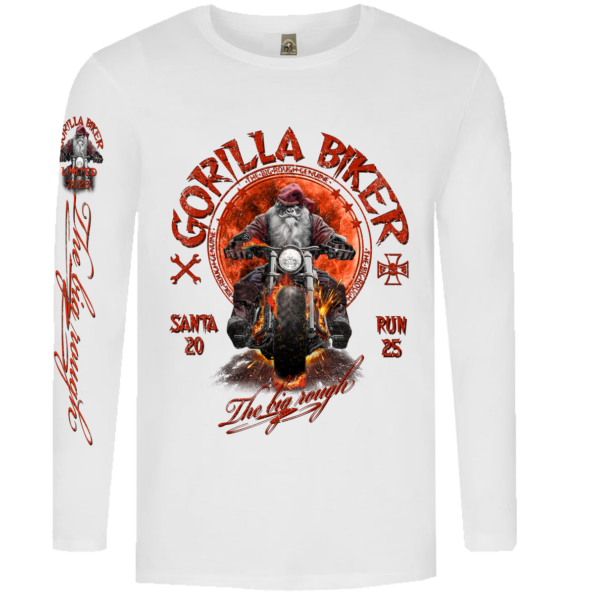 Gorilla Biker Longsleeve GB87 „Santa Rider – Sonderdruck 2025“