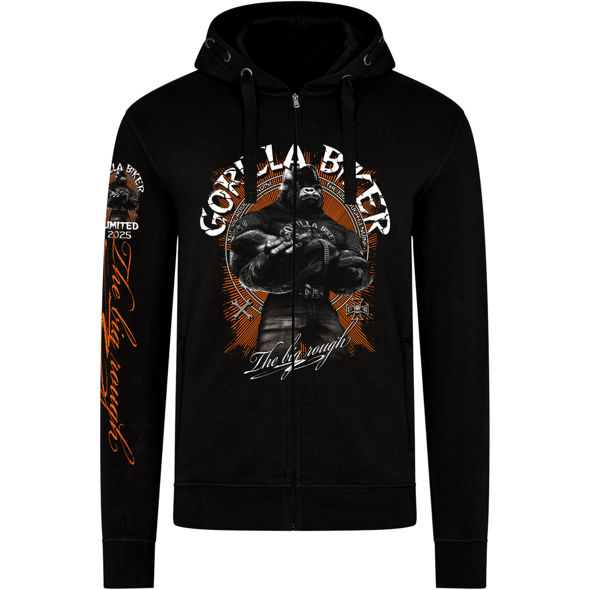 Gorilla Biker Herren Premium-Kapuzenjacke GBL44 „Limited Edition 2025“