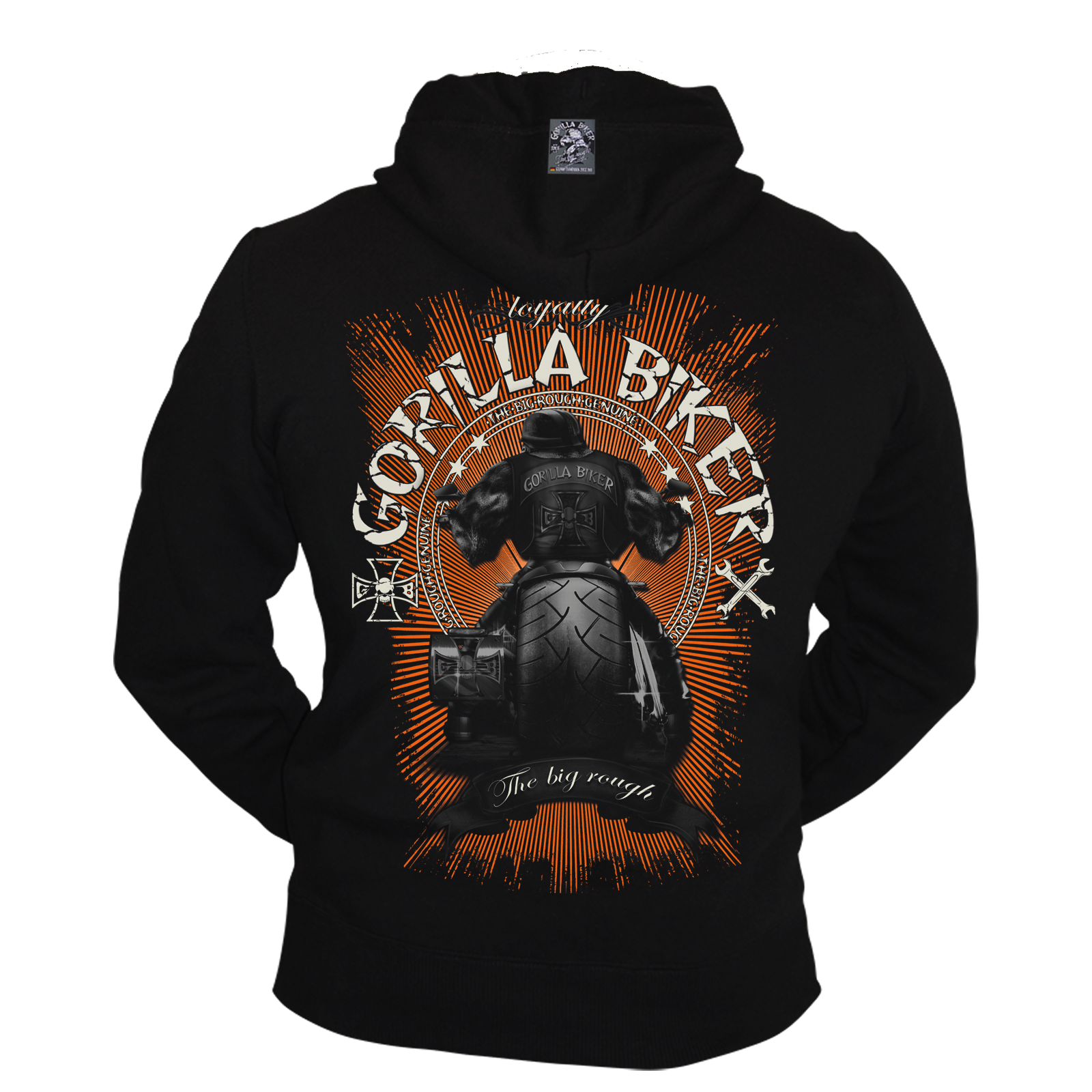 Limited Edition 2025 Herren Premium Kapuzenjacke ( Gorilla Biker GBL44 )