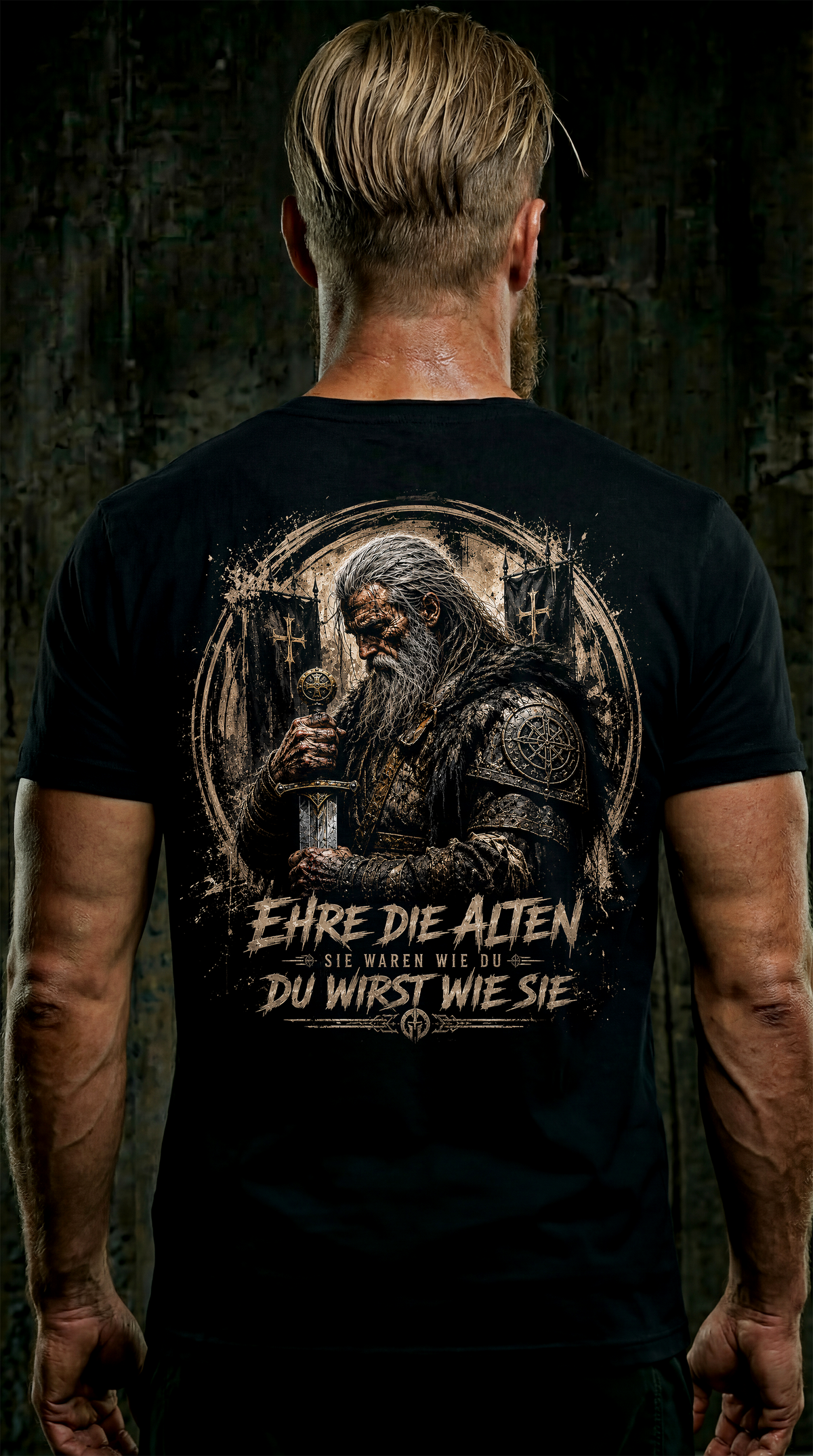 Steadfast T-Shirt SF8 Ehre die Alten – Rückendruck