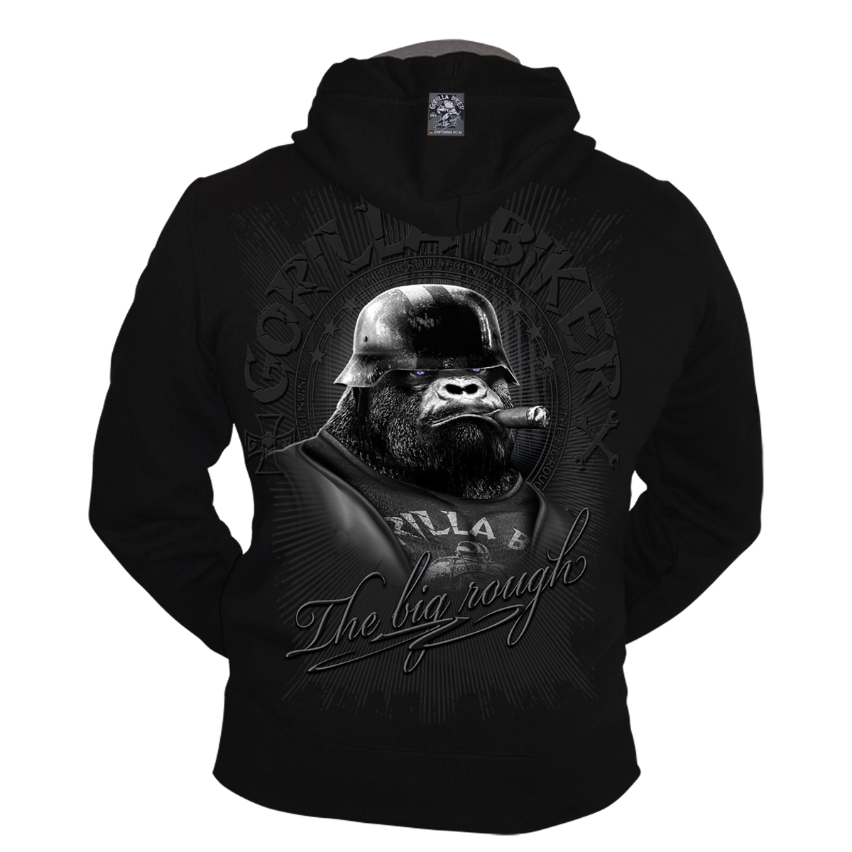 Gorilla Biker Premium-Kapuzenjacke GB39 „Big Cigar“