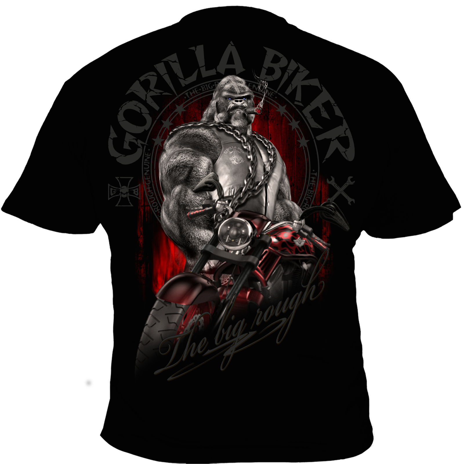 T-Shirt ( GB73 Gorilla Biker Doctor Chain )