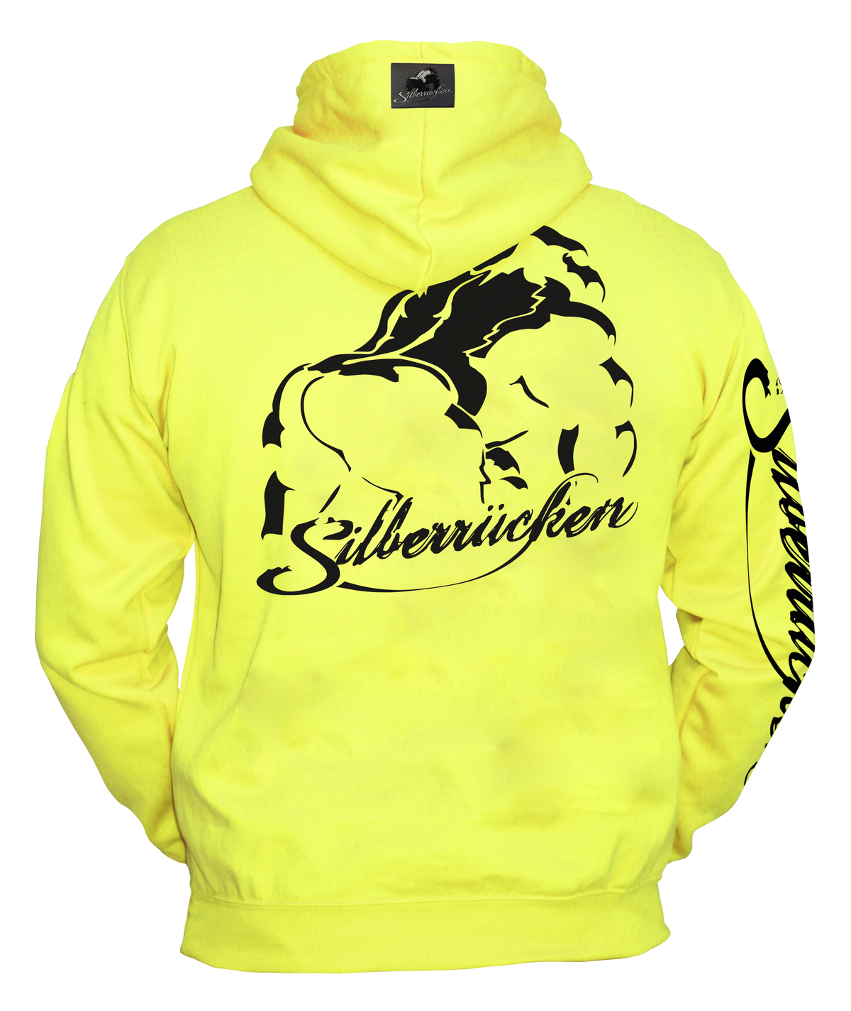 Silberrücken Neon-Hoodie SR101N „Grundmotiv“