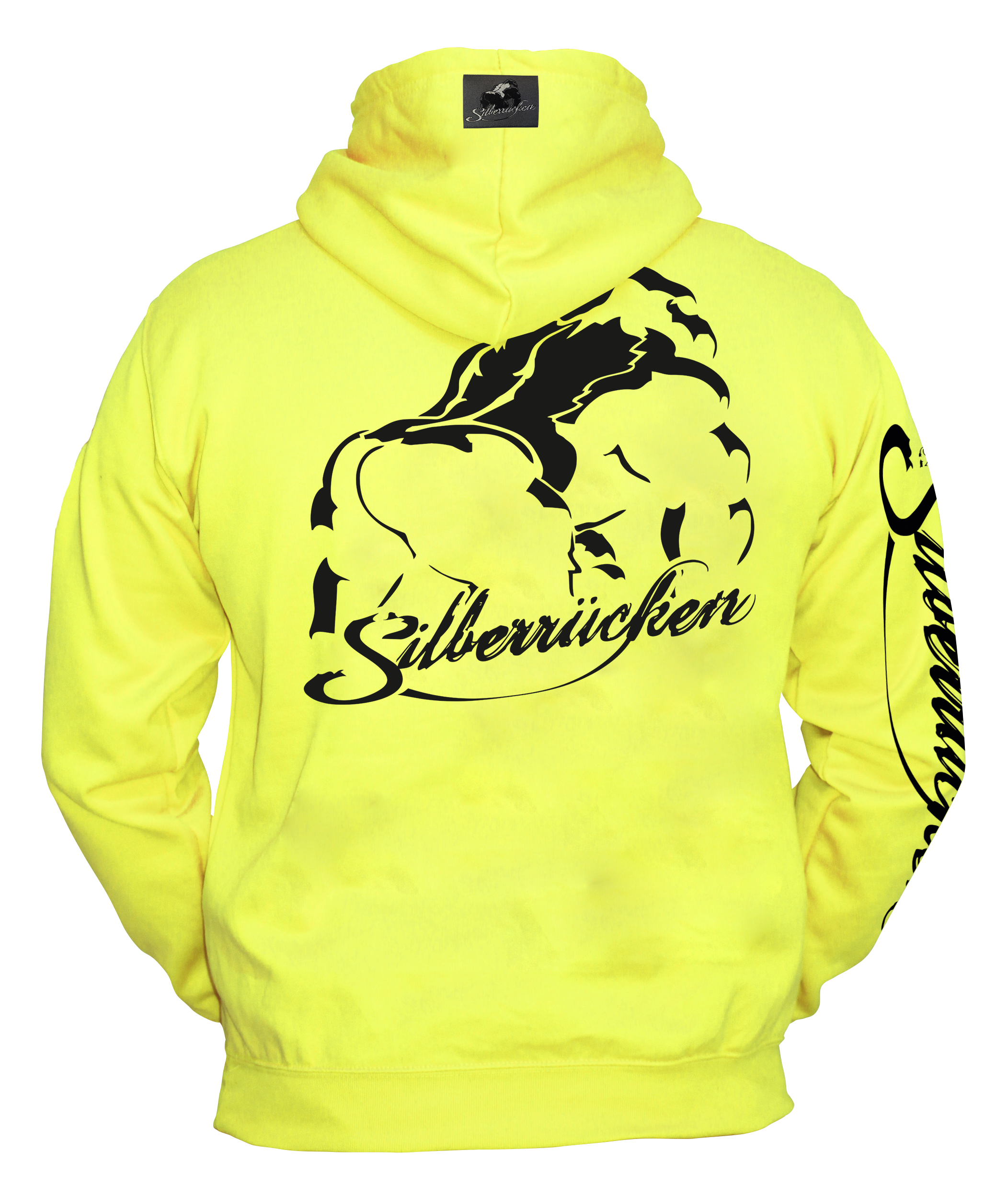Neon Hoodie ( SR101N Silberrücken Grundmotiv )
