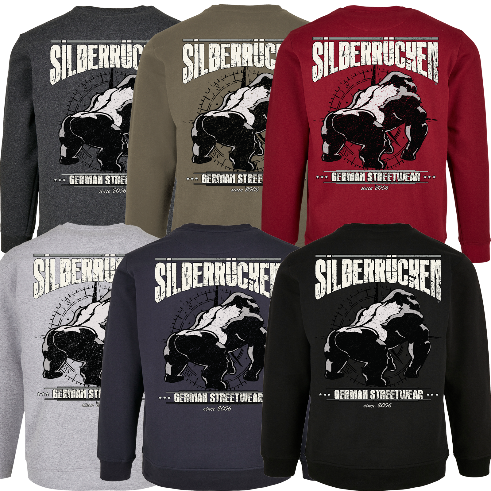 Sweatshirt ( Silberrücken SR2022W )