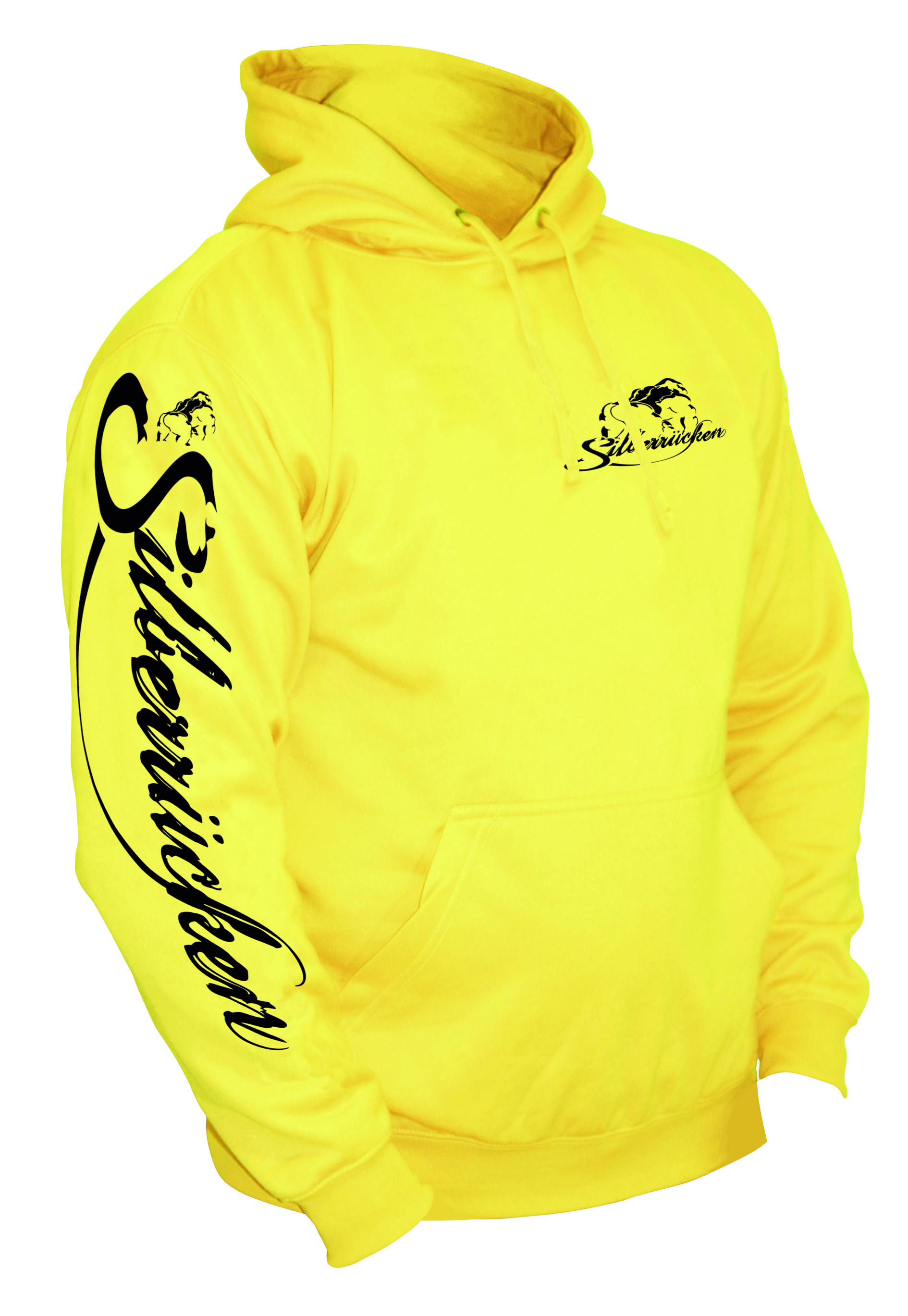 Neon Hoodie ( SR101N Silberrücken Grundmotiv )
