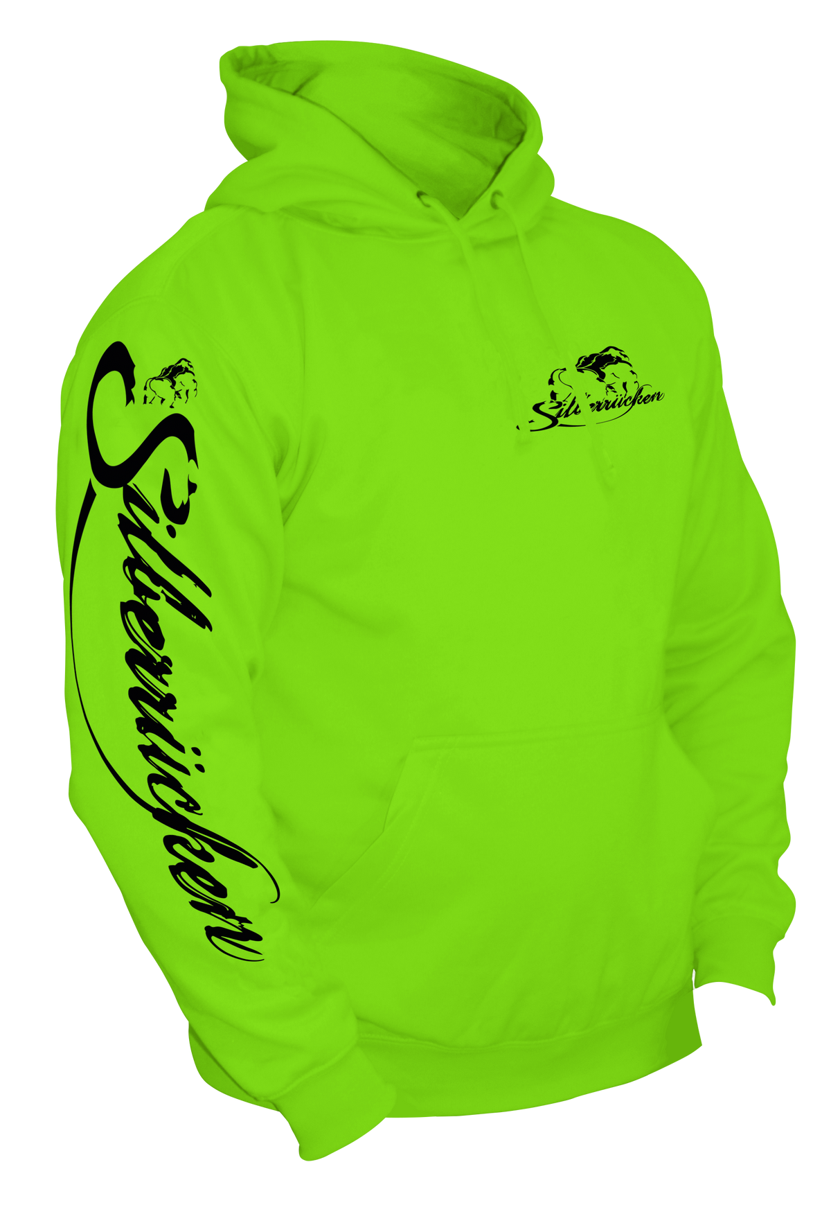 Silberrücken Neon-Hoodie SR101N „Grundmotiv“