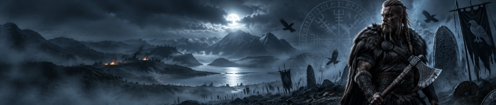 Steadfast Viking Brotherhood Valhalla Banner