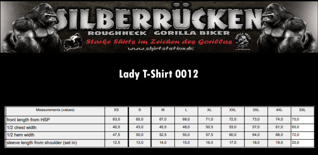 Damen T-Shirt ( Gorilla Biker GB77 Trouble )