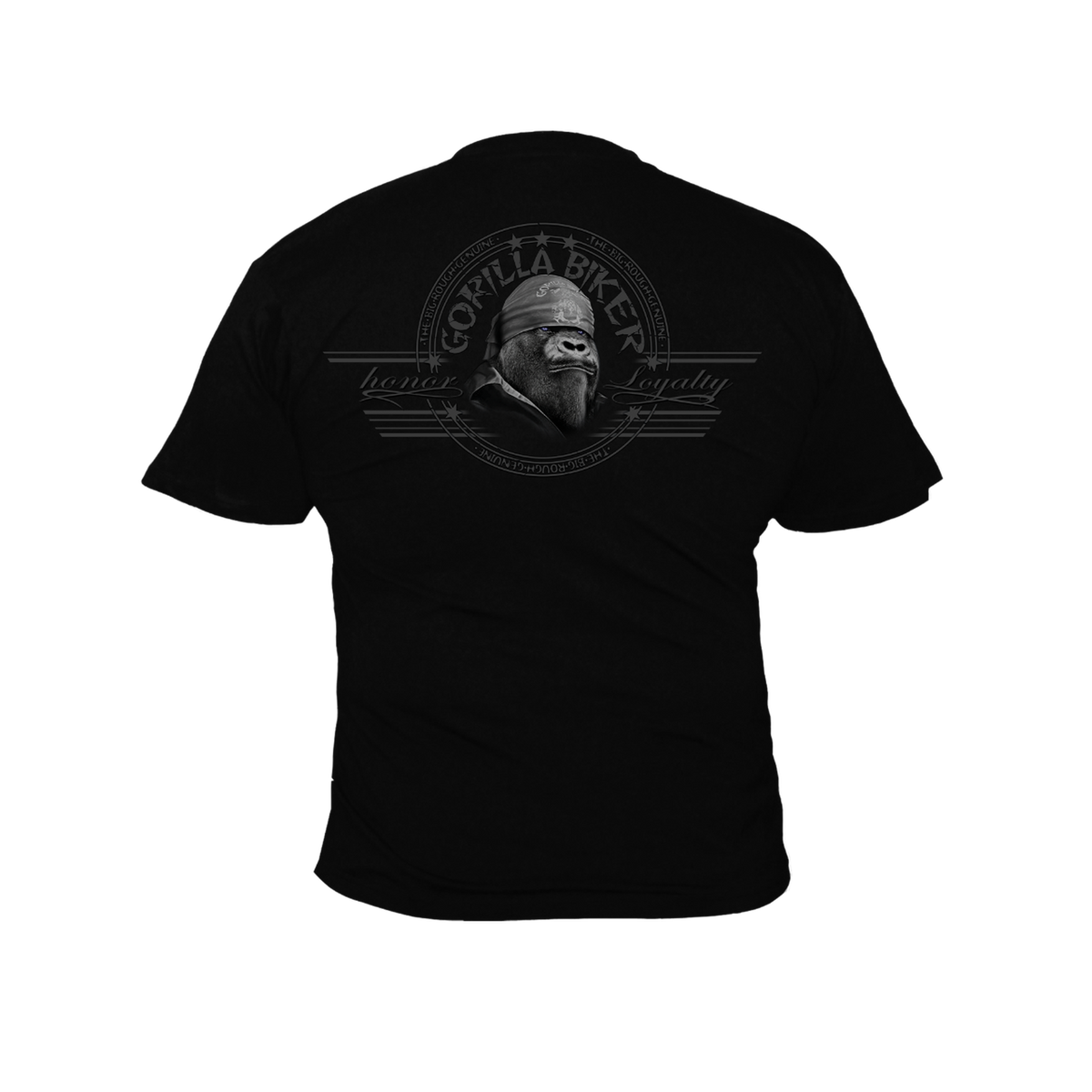 Gorilla Biker T-Shirt GB14 Crossed Arms Rücken Motiv