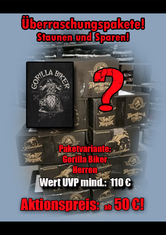 Gorilla Biker Überraschungsbox für Herren