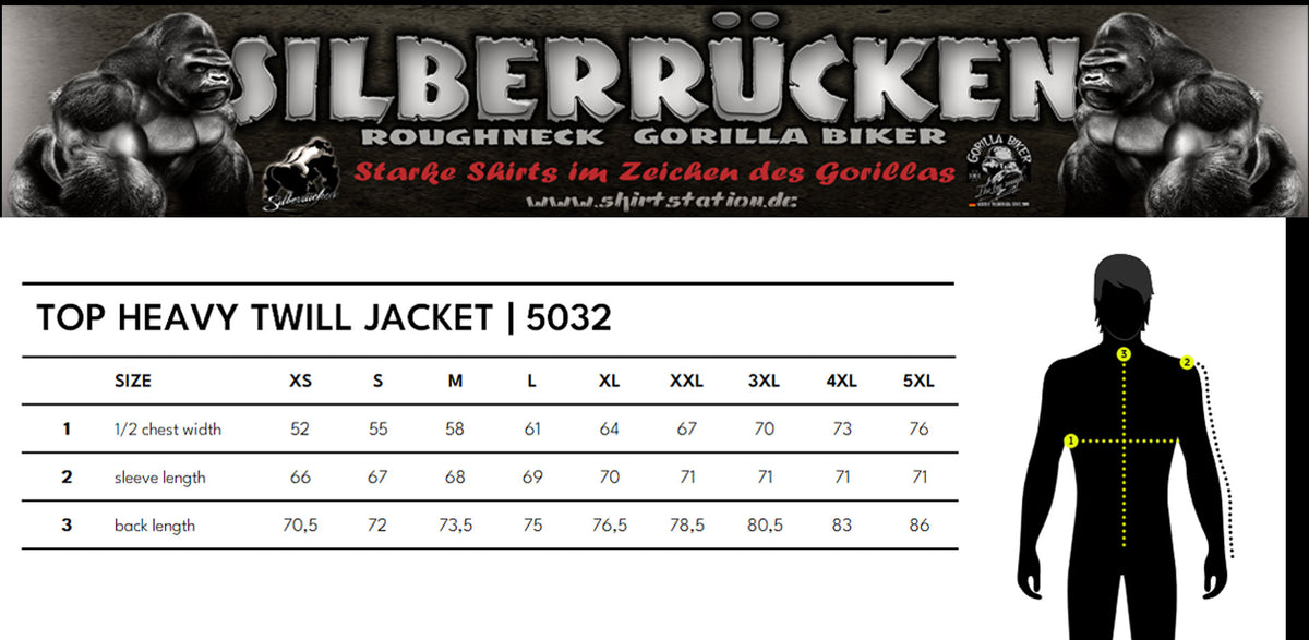Silberrücken Holzfällerjacke SR2022F