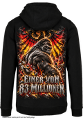 Gorilla Blood Hoodie BL11 „Einer von 83 Millionen Adler“