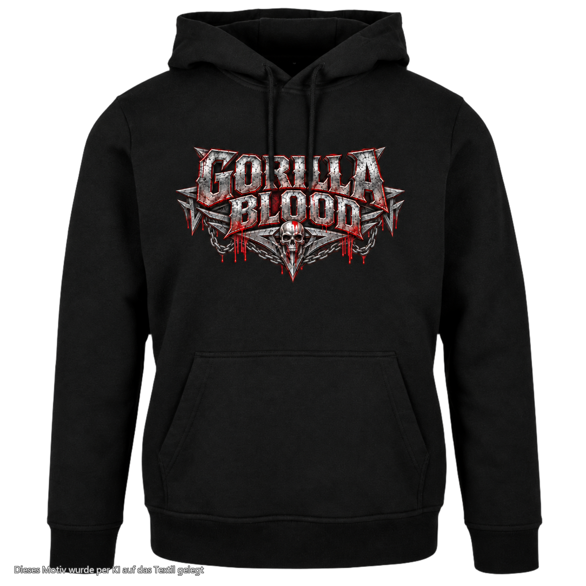 Gorilla Blood Hoodie BL2 Unbroken Front Logo