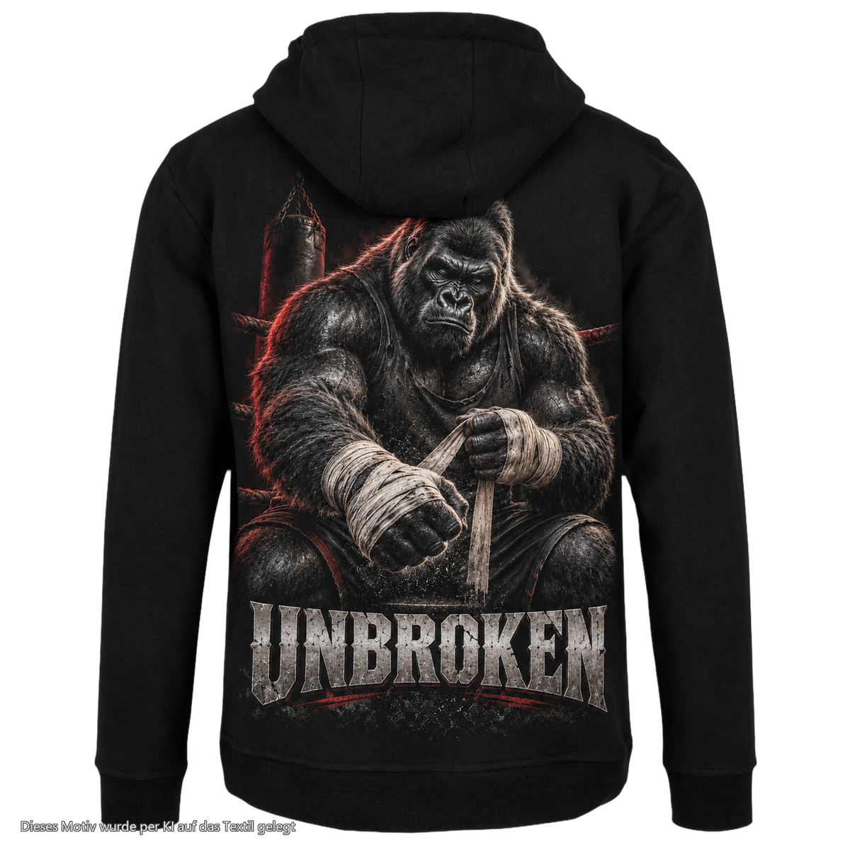 Gorilla Blood Hoodie BL2 Unbroken Rücken Motiv