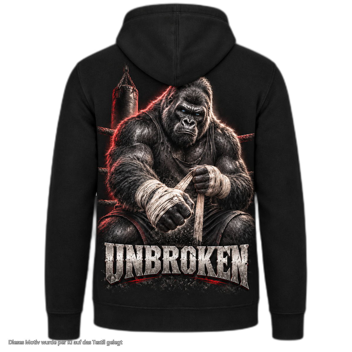 Gorilla Blood Kapuzenjacke BL2 Unbroken Rücken Motiv