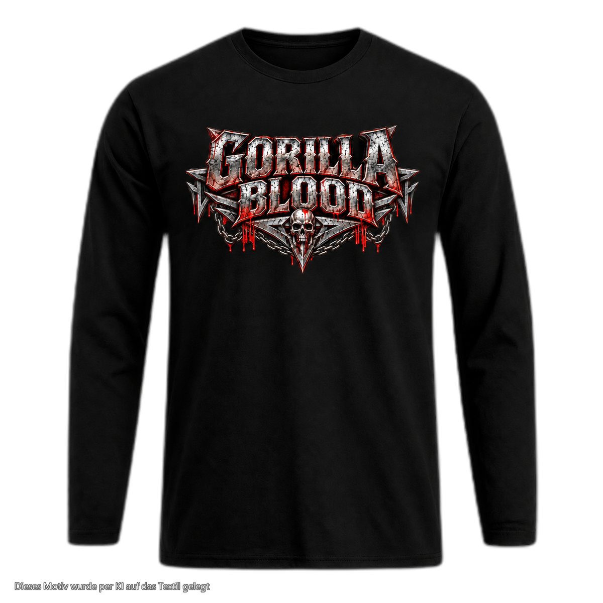 Gorilla Blood Longsleeve BL4 Born Different Front Logo