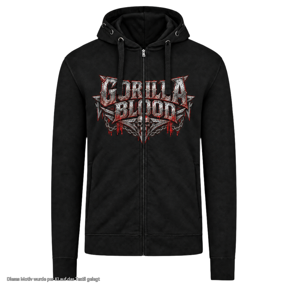 Gorilla Blood Kapuzenjacke BL5 Built My Way Front Logo