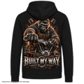 Gorilla Blood Herren Premium-Kapuzenjacke BL5 Built My Way