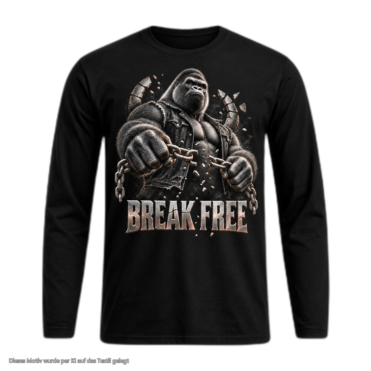 Gorilla Blood Longsleeve BL6 Break Free Front Motiv