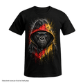 Gorilla Blood T-Shirt BL7 Schwarz-Rot-Gold