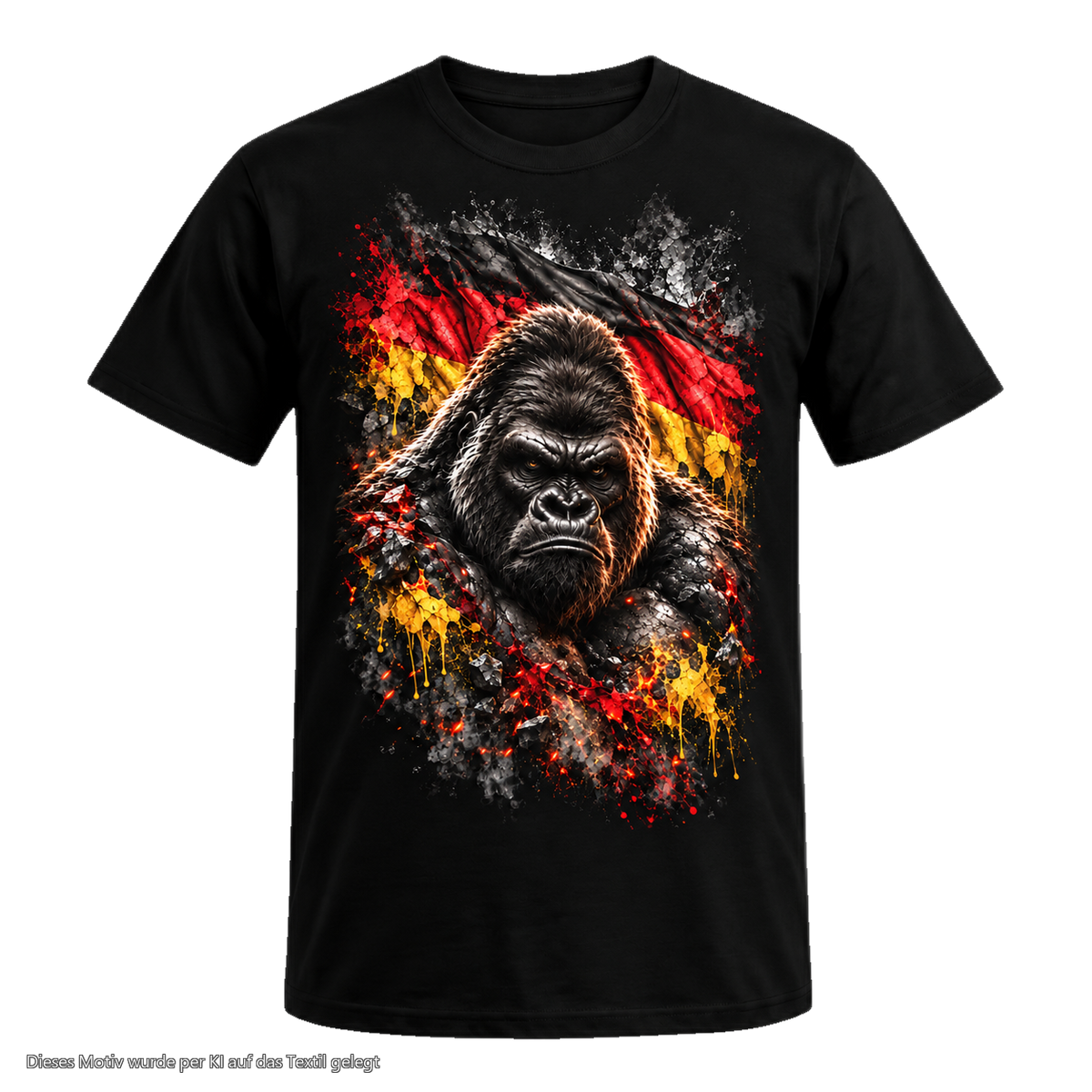 Gorilla Blood T-Shirt BL8 Unbeugsam Front Motiv