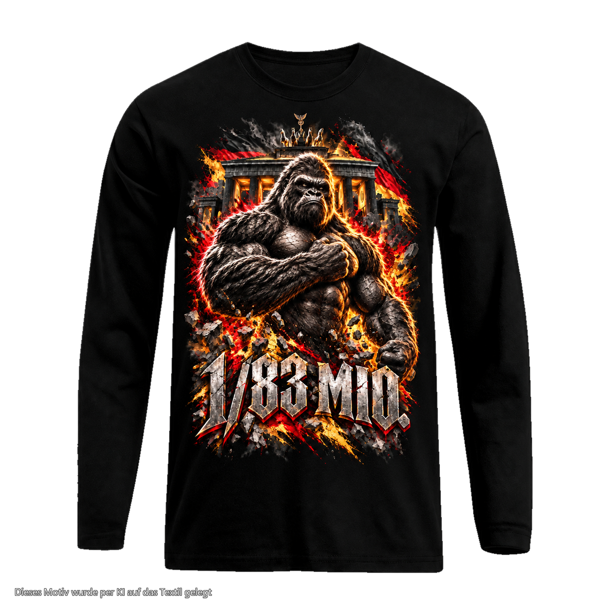 Gorilla Blood Longsleeve BL9 1/83 MIO. Berlin Front Motiv