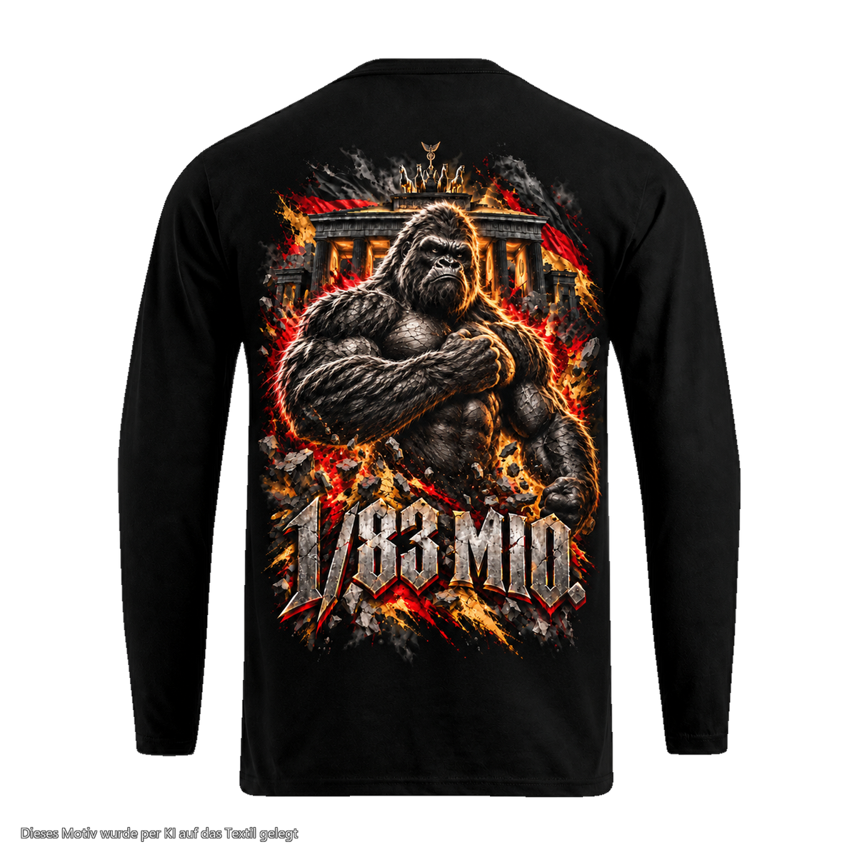 Gorilla Blood Longsleeve BL9 1/83 MIO. Berlin Rücken Motiv