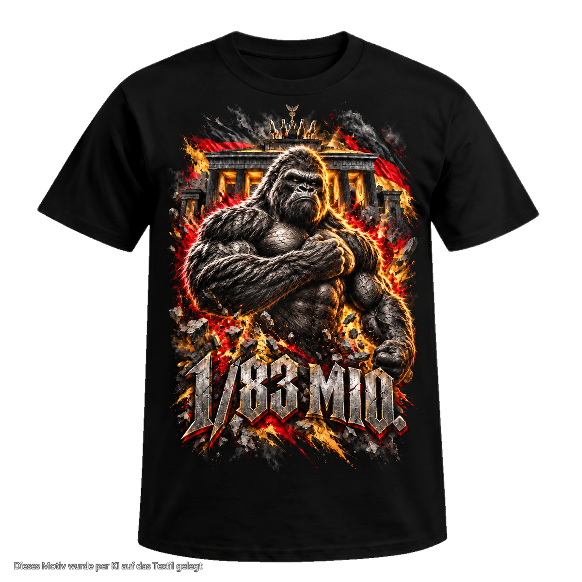 Gorilla Blood T-Shirt BL9 1/83 MIO. Berlin Front Motiv