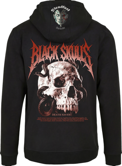 Herren Kapuzenjacke ( Steadfast Darkside DSSK4 Black Skulls )