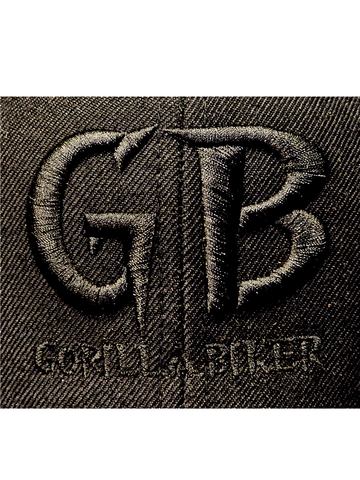 Gorilla Biker FlexFit Baseball-Cap „3D Stick Schwarz“