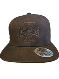 Gorilla Biker FlexFit Baseball-Cap „Cross Stick Schwarz“
