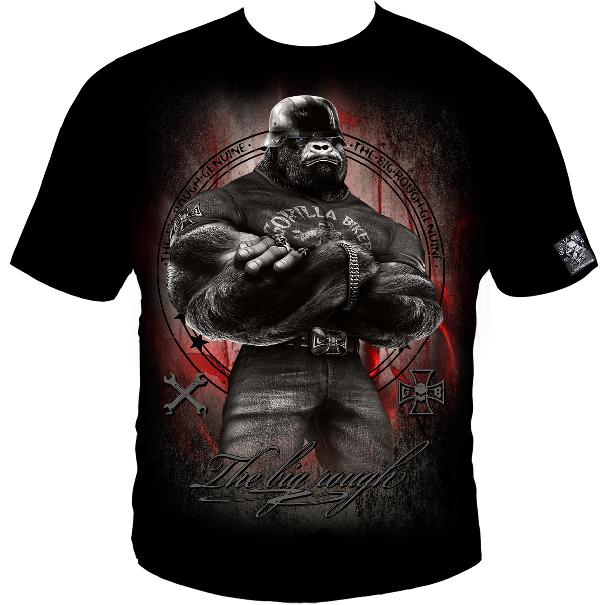 Gorilla Biker T-Shirt GB14N „Crossed Arms“