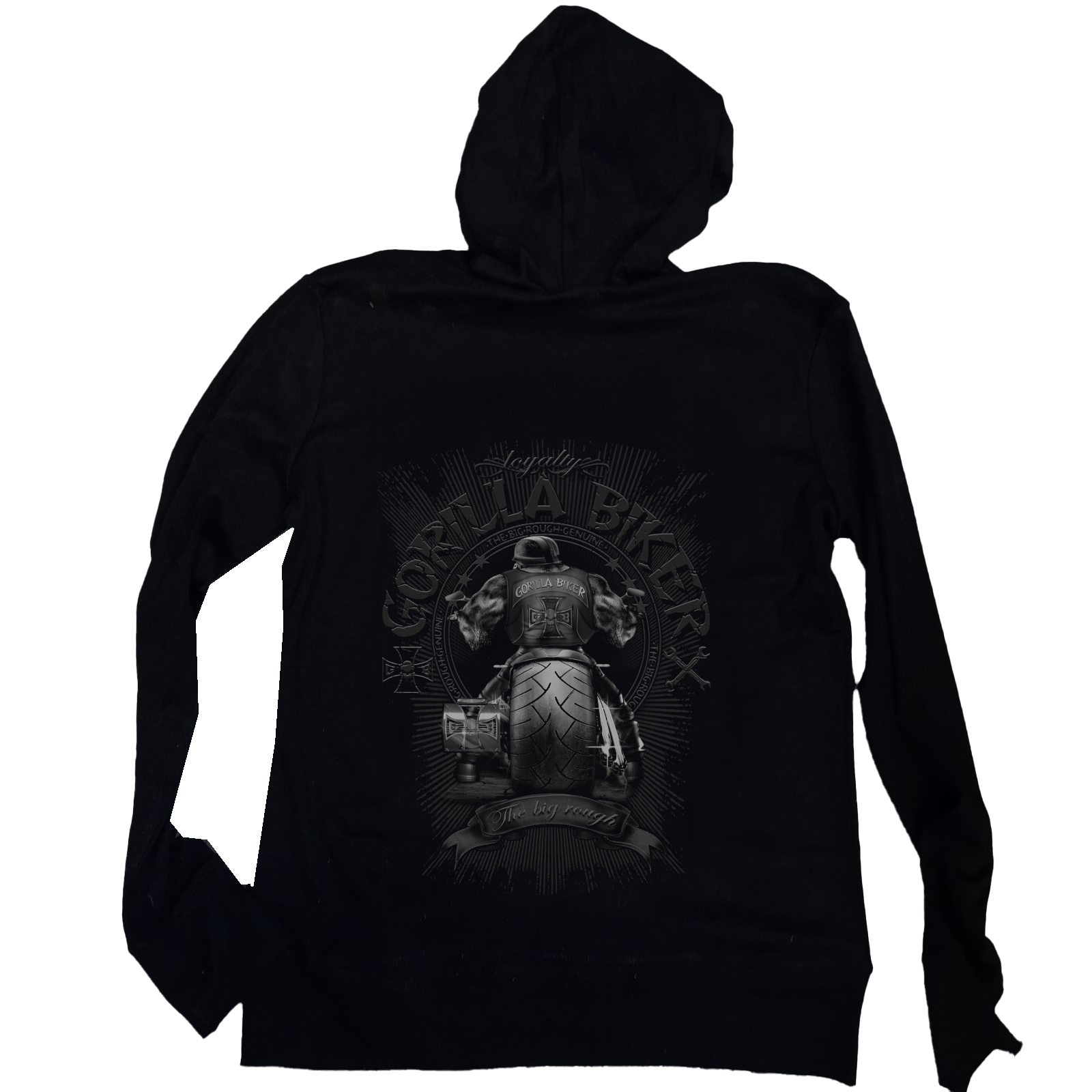 Lady Longsleeve Hoodie (Gorilla Biker GB24L )