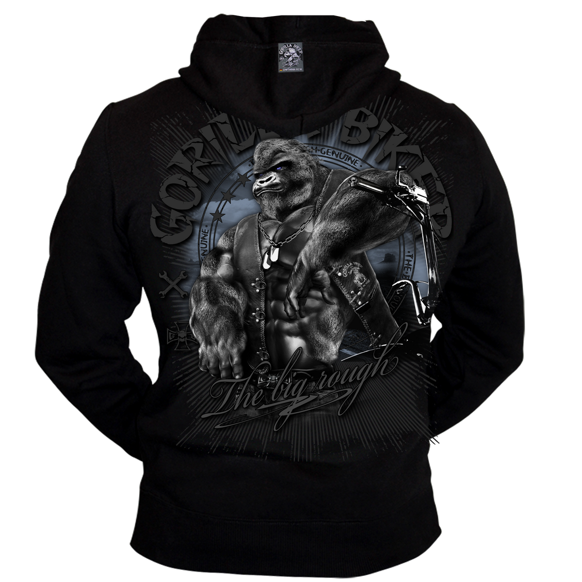 Gorilla Biker Herren Premium-Hoodie GB45 „Roadstop“