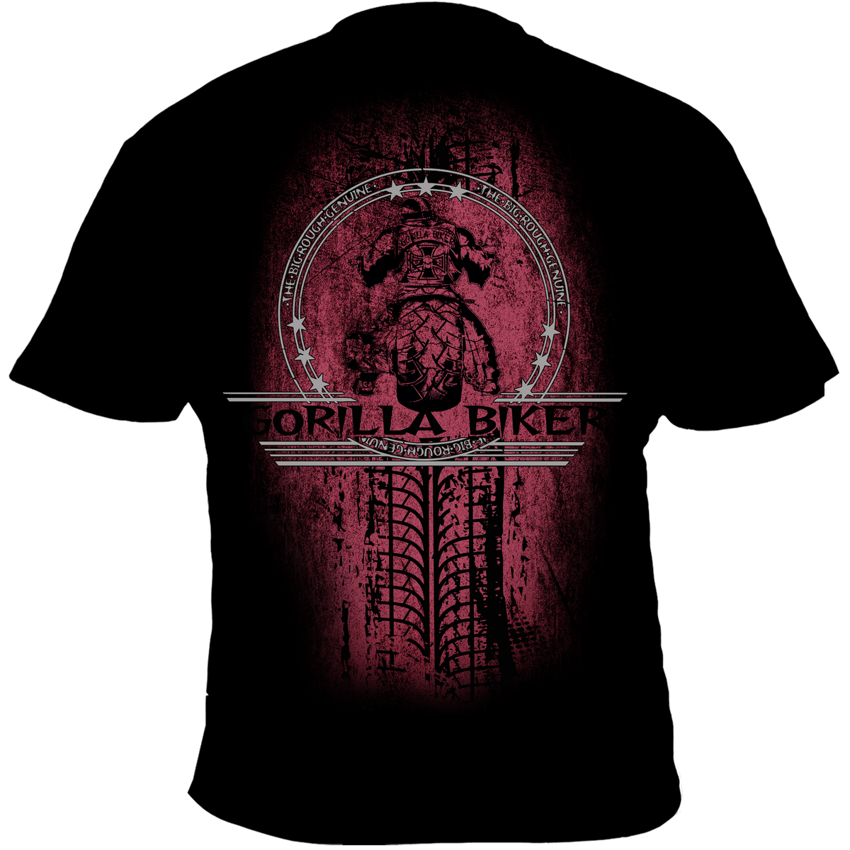 Gorilla Biker T-Shirt GB45 „Roadstop – Schwarz“