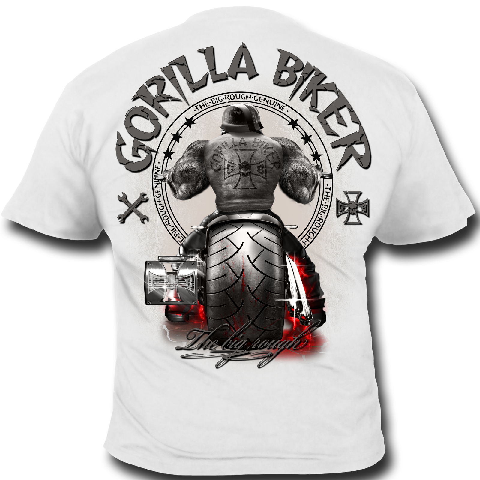 T-Shirt ( GB50 Gorilla Biker Big Wheel )