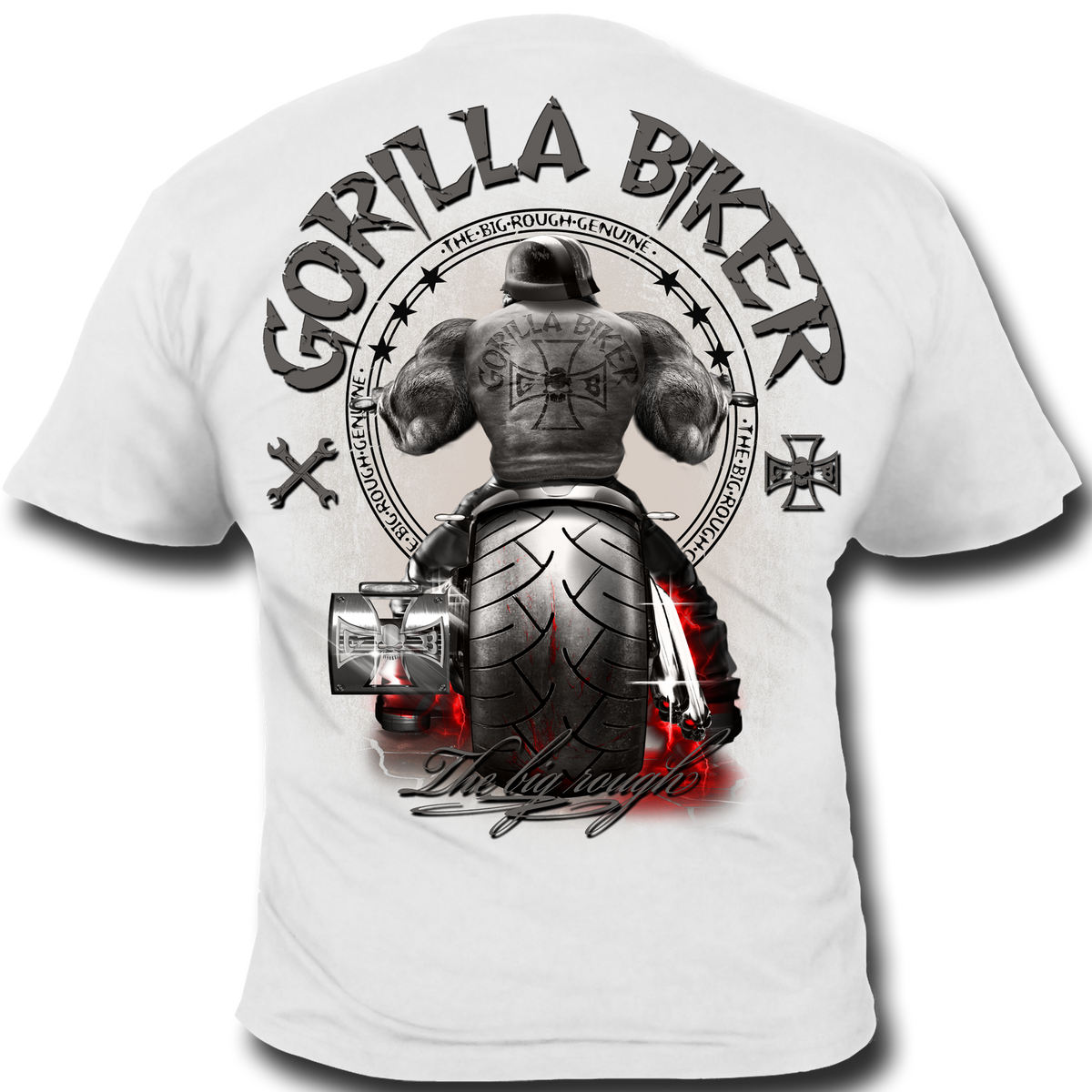 Gorilla Biker T-Shirt GB50N „Big Wheel“