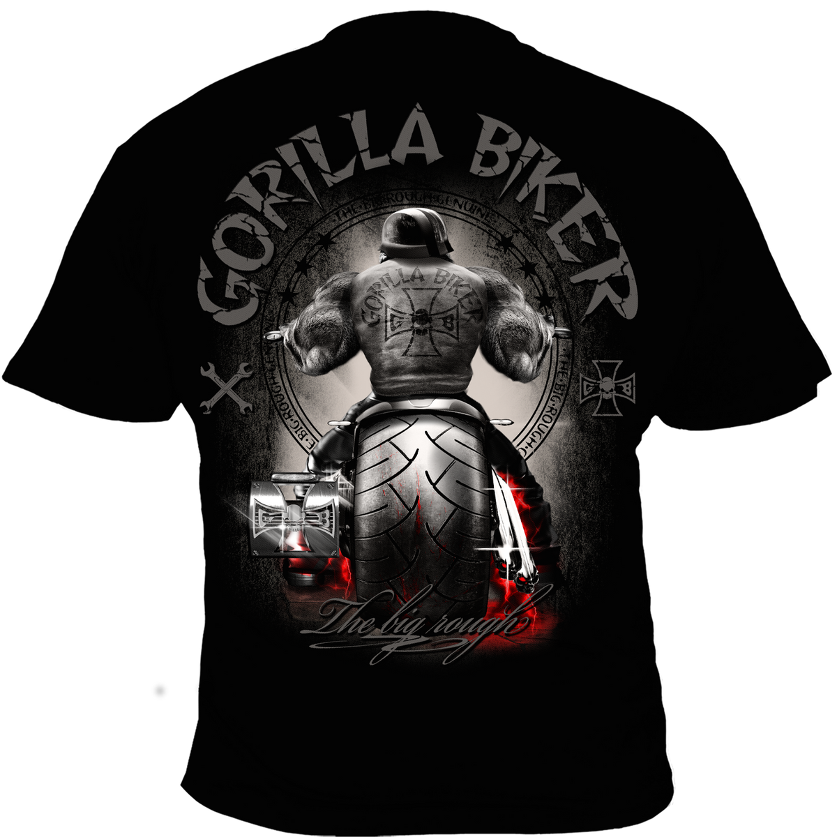 T-Shirt ( GB50N Gorilla Biker Big Wheel )