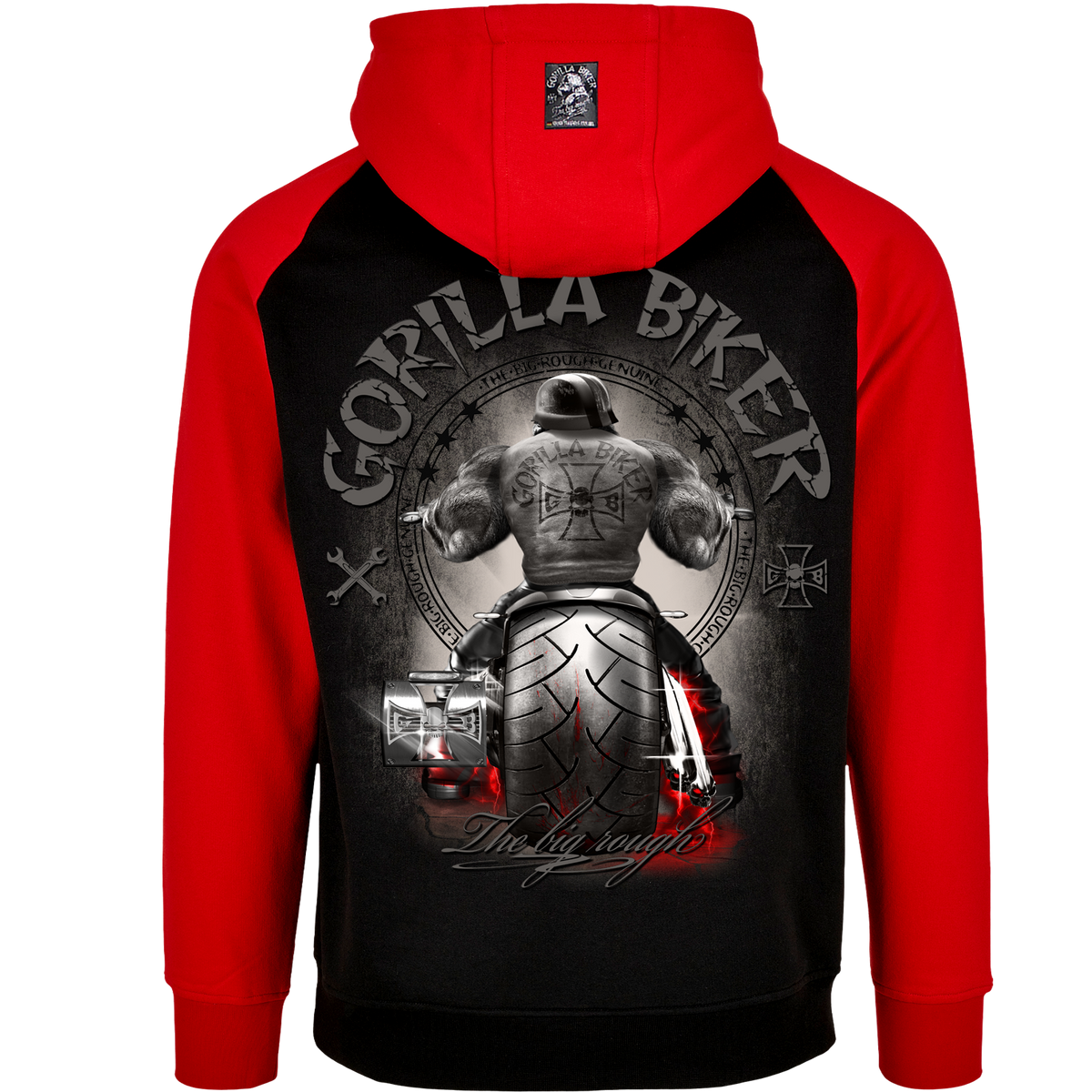 Gorilla Biker Herren-Hoodie GB50 „Big Wheel“