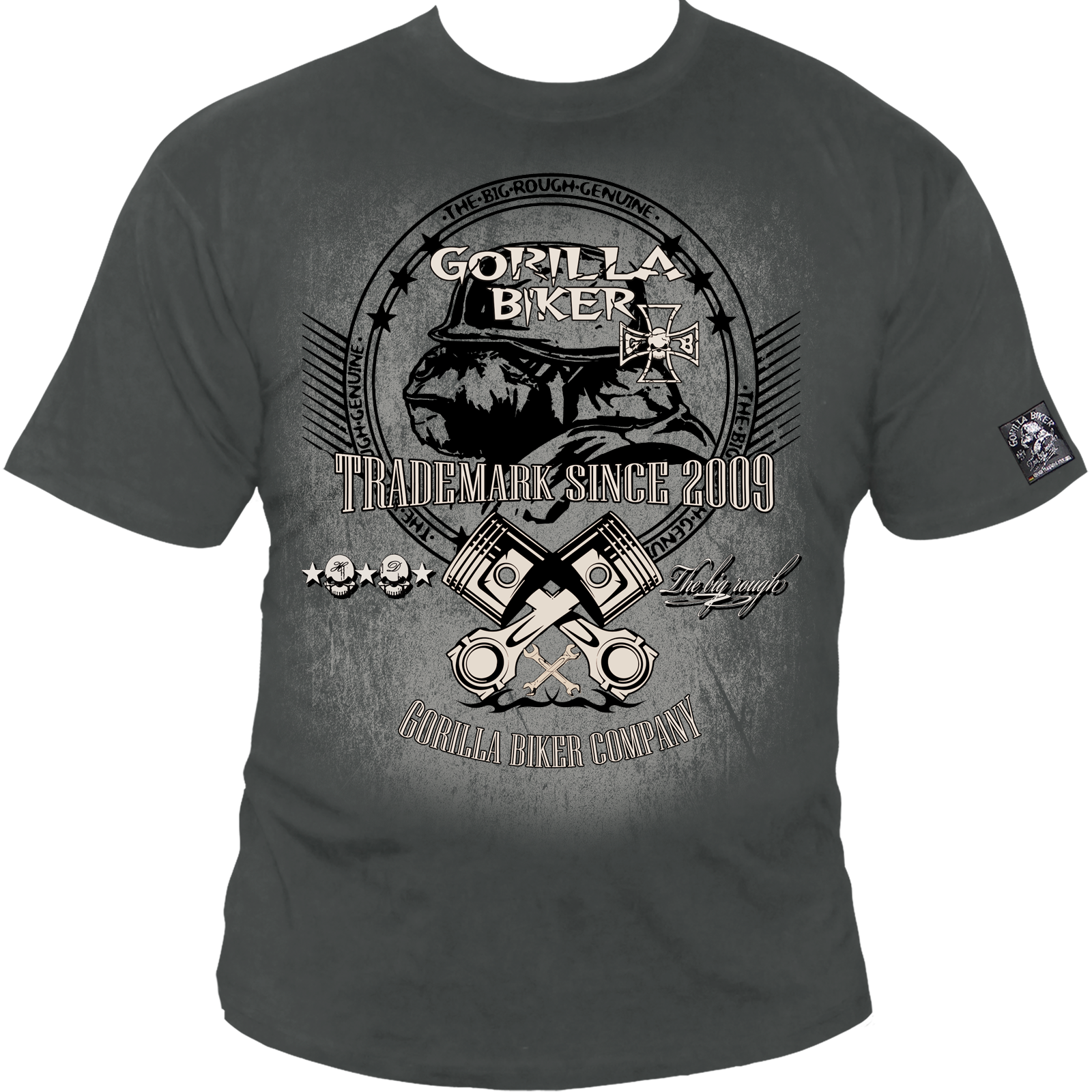 T-Shirt ( GB51 Gorilla Biker Burnout )