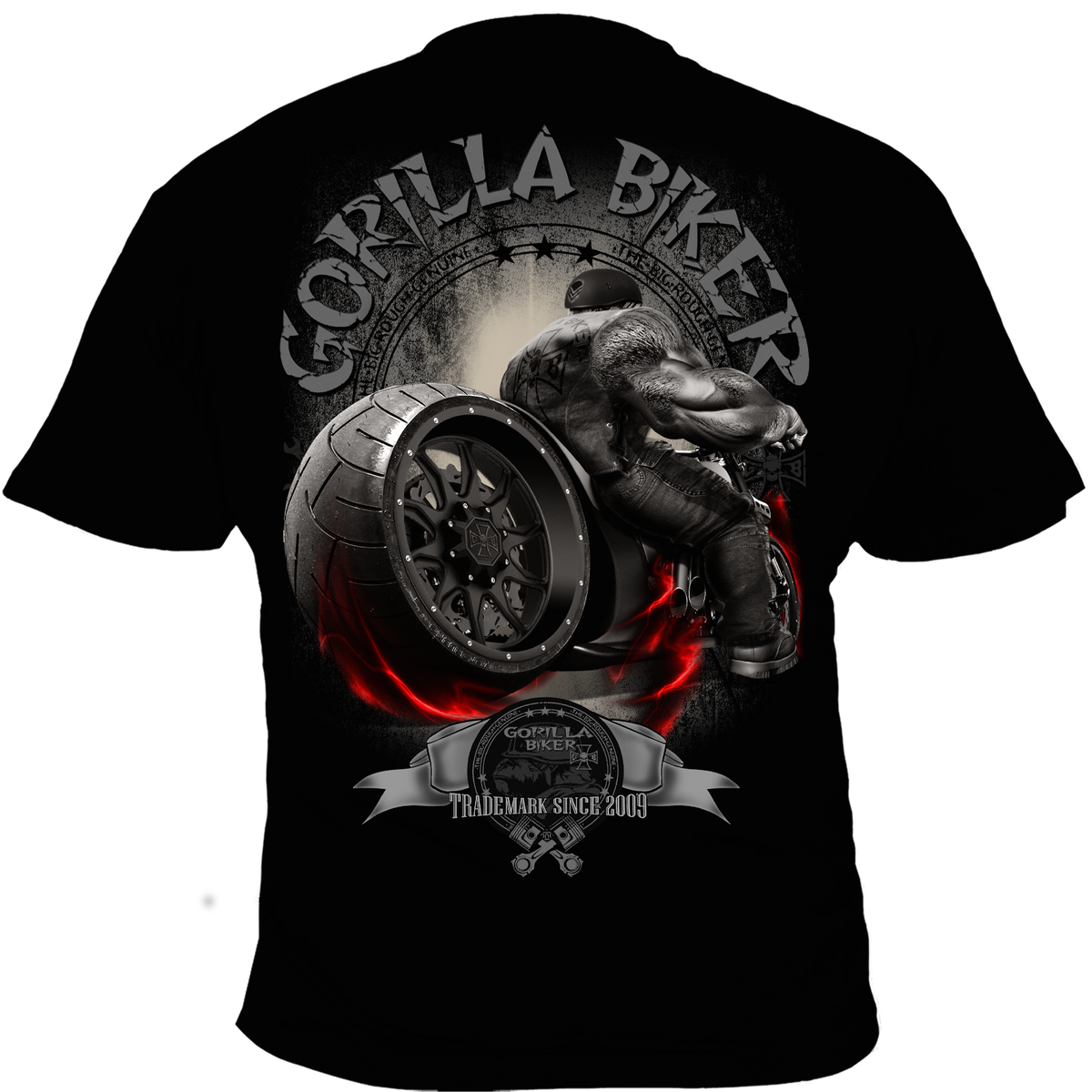 Herren T-Shirt ( Gorilla Biker GB51N )