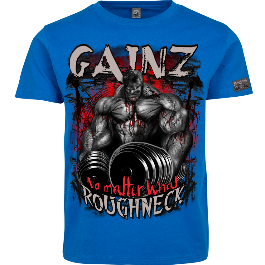 Roughneck T-Shirt MR52 „Gainz“ – Frontdruck